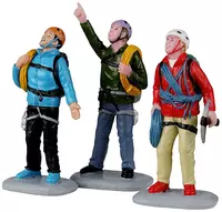 Lemax vertical mountain climbers s/3 kerstdorp figuur type 4 Vail Village 2022