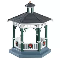 Lemax victorian park gazebo kerstdorp tafereel Caddington Village 2018 - afbeelding 4