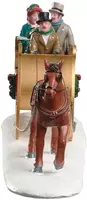Lemax victorian sleigh ride kerstdorp tafereel Caddington Village 2020 - afbeelding 3
