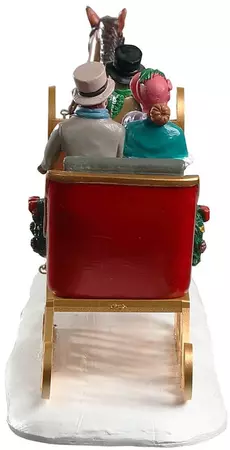 Lemax victorian sleigh ride kerstdorp tafereel Caddington Village 2020 - afbeelding 2