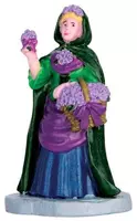 Lemax violet vendor kerstdorp figuur type 2 Caddington Village 2016