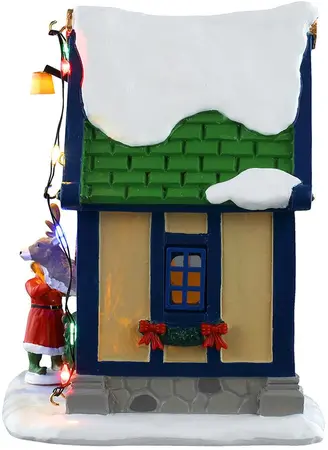 Lemax vixen's den, verlicht kerstdorp tafereel Santa's Wonderland 2025 - afbeelding 4