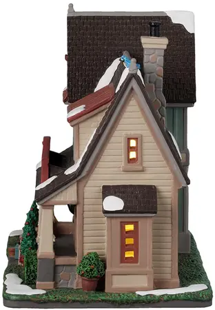 Lemax waddleton's bed & breakfast verlicht kersthuisje Caddington Village 2025 - afbeelding 4