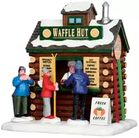 Lemax waffle hut kerstdorp tafereel Vail Village 2014 - afbeelding 1
