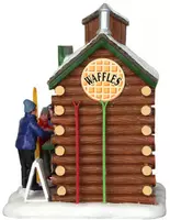 Lemax waffle hut kerstdorp tafereel Vail Village 2014 - afbeelding 4