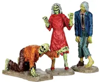 Lemax walking zombies halloween figuur Spooky Town 