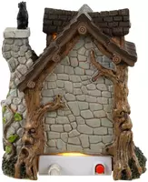 Lemax wanda's cottage verlicht tafereel Spooky Town 2023 - afbeelding 4