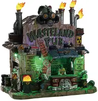 Lemax wasteland pub verlicht huisje Spooky Town 2019