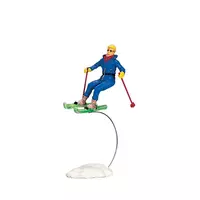 Lemax weekend skier kerstdorp figuur type 2 Vail Village 2003