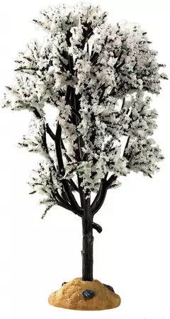 Lemax white hawthorn tree boom 2019