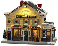 Lemax williams & sons country store verlicht kersthuisje Norman Rockwell 2023 - afbeelding 1
