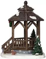 Lemax winter gazebo kerstdorp tafereel Vail Village 2014 - afbeelding 2