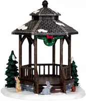 Lemax winter gazebo kerstdorp tafereel Vail Village 2014 - afbeelding 1