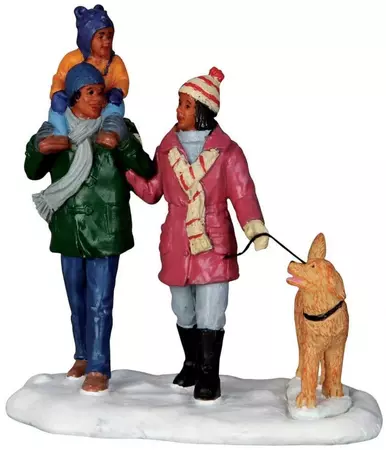 Lemax winter walk kerstdorp figuur type 4 2016