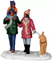 Lemax winter walk kerstdorp figuur type 4 2016