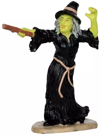 Lemax witch casts spell halloween figuur Spooky Town 2013