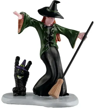 Lemax witch' dance party halloween figuur Spooky Town 2025
