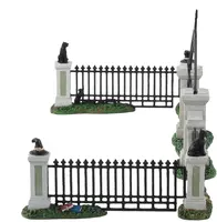Lemax witch gate, set of 5 accessoire Spooky Town 2022 - afbeelding 2