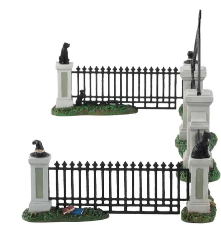 Lemax witch gate, set of 5 accessoire Spooky Town 2022 - afbeelding 2
