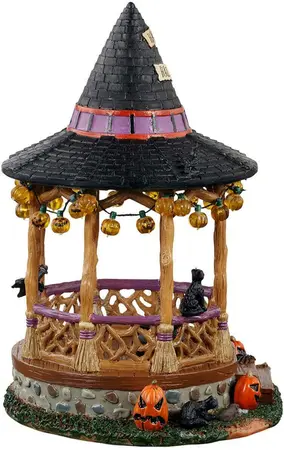 Lemax witch gazebo tafereel Spooky Town 2021 - afbeelding 1