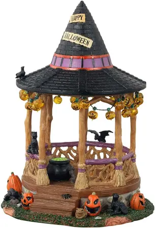 Lemax witch gazebo tafereel Spooky Town 2021 - afbeelding 2