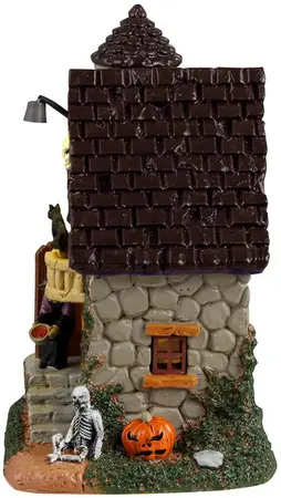 Lemax witch's treats verlicht tafereel Spooky Town 2024 - afbeelding 3