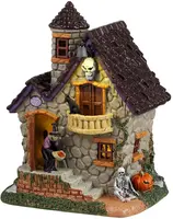 Lemax witch's treats verlicht tafereel Spooky Town 2024 - afbeelding 1