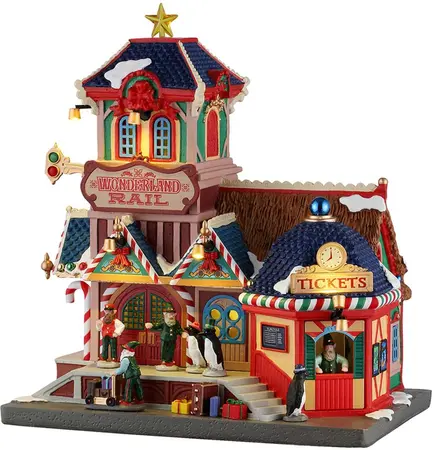 Lemax wonderland rail verlicht kersthuisje Santa's Wonderland 2026
