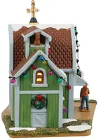 Lemax woolly wonderland alpaca ranch verlicht kersthuisje Harvest Crossing 2024 - afbeelding 2