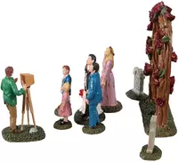 Lemax zombie wedding party, set of 9 tafereel Spooky Town 2022 - afbeelding 3