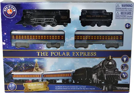 Lionel treinset The Polar Express 165x104cm zwart/blauw - afbeelding 4