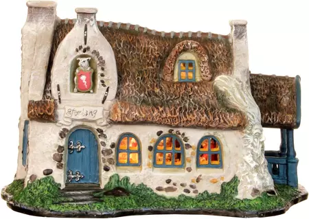 Luville Efteling Huis van de Zeven geitjes 22x15x14 cm