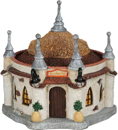 Luville Efteling Lurk en Limoenhuys met licht en muziek 16x17x16 cm