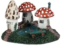 Luville Efteling Paddenstoelen concours 12.5x10.5x8 cm