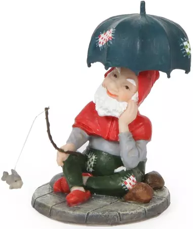 Luville Efteling Vissende kabouter 6,5cm