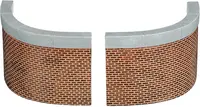 Luville General Curved wall large 2  stuks