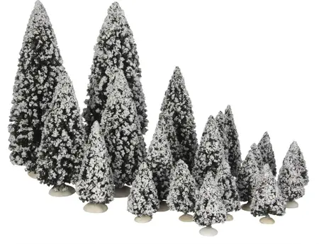 Luville General Evergreen tree assorted 21 pieces - afbeelding 1