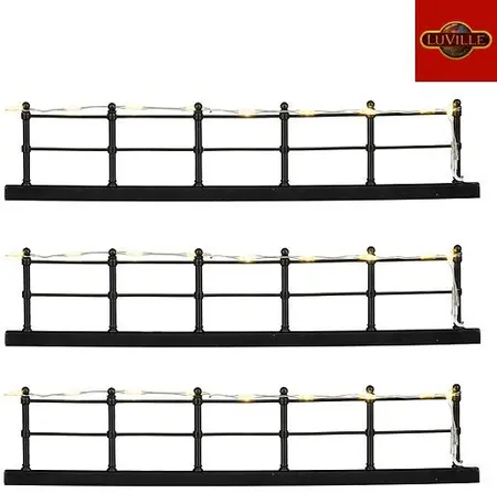 Luville General Fence warm white 3 pieces
