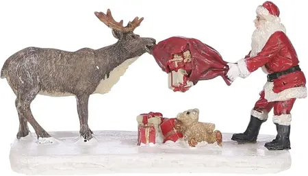 Luville General Reindeer teasing Santa - afbeelding 1