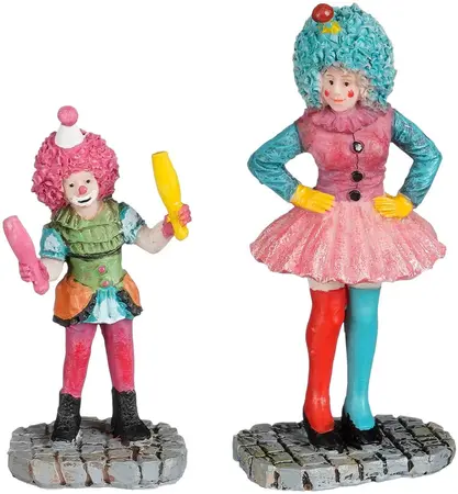 Luville Molendam Carnaval clowns 2 stuks