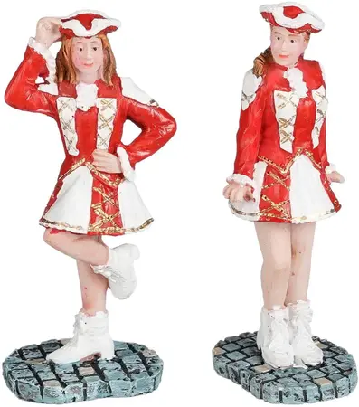 Luville Molendam Carnaval dansers woman 2 stuks