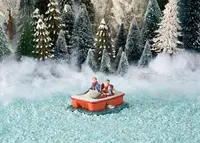 Luville Molendam Family on pedal boat - afbeelding 2