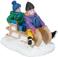 Luville Molendam Kids on the sleigh