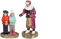 Luville Molendam Piet geeft pepernoten