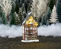 Luville Schneewald Facade Elzas house battery operated - afbeelding 2
