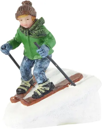 Luville Schneewald Rudolph skiing