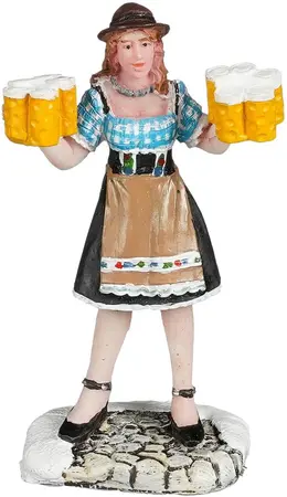 Luville Schneewald Woman brings beer