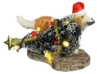 Luville Sledgeholm Bad dog stealing christmas tree