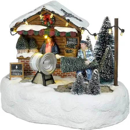 Luville Sledgeholm Christmas tree sale battery operated - afbeelding 1
