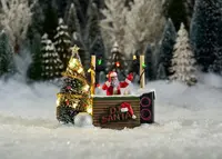 Luville Sledgeholm DJ Santa battery operated - afbeelding 2